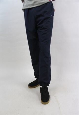 VINTAGE NIKE NAVY TRACKSUIT BOTTOMS