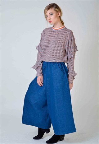CARLINE TROUSERS DENIM