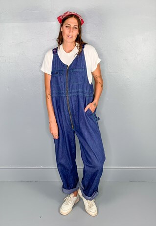 ZIP THROUGH DUNGAREES