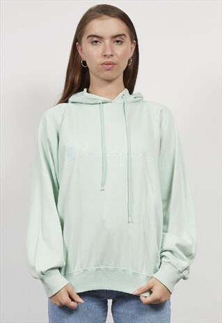 VINTAGE 80'S CHAMPION MINT GREEN HOODIE