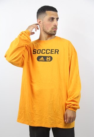 VINTAGE ADIDAS SOCCER LONG SLEEVE T-SHIRT