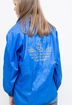 Vintage Adidas Jacket Water Resistant Trefoil Logo Shell 90s