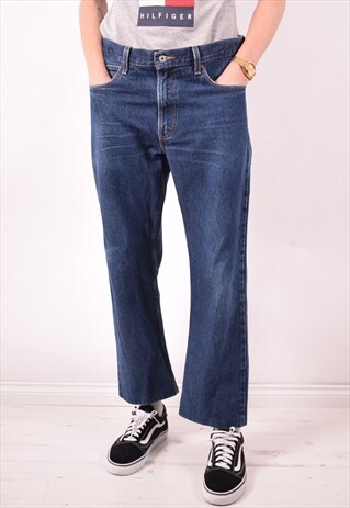 LEVI'S 505 MENS VINTAGE JEANS W34 L28 BLUE 90S