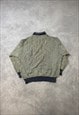 VINTAGE ABSTRACT KNITTED JUMPER 3D PATTERNED GRANDAD SWEATER