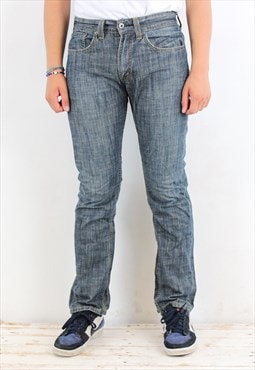 511 Vintage Mens W32 L30 Slim Fit Skinny Jeans Denim Pants