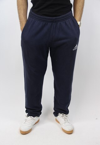 VINTAGE ADIDAS NAVY TRACKSUIT BOTTOMS