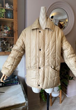 Vintage quilted country wear mens ladies puffa  jacket 