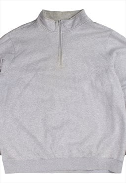 Sport-Tek  Quarter Zip Plain Sweatshirt XXLarge (2XL) Grey