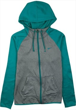 Nike 90's Swoosh Full Zip Up Hoodie XSmall Green