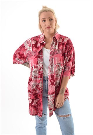 VINTAGE PATTERN SHIRT GSS1441