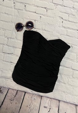 Black Corset Top Size 8