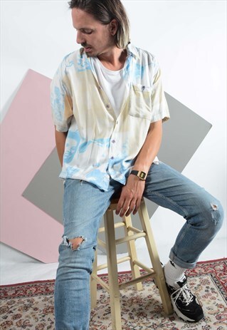 VINTAGE ABSTRACT PATERN SHIRT