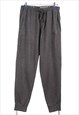 VINTAGE 90'S PUMA JOGGERS / SWEATPANTS SMALL LOGO BAGGY GREY