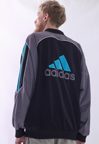 VINTAGE MENS ADIDAS BIG LOGO TRACK TOP SUIT JACKET
