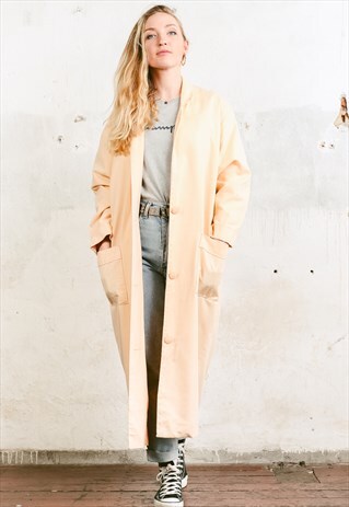 VINTAGE 80S LIGHTWEIGHT COCOON JACKET COAT