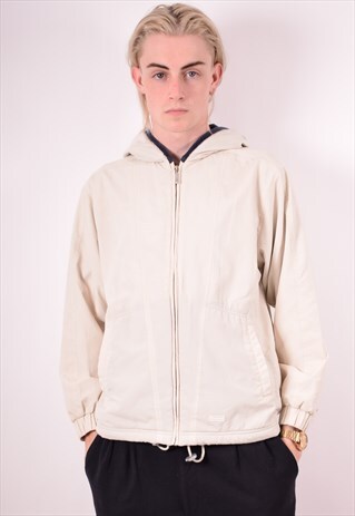 CHAMPION MENS VINTAGE JACKET MEDIUM BEIGE 90S