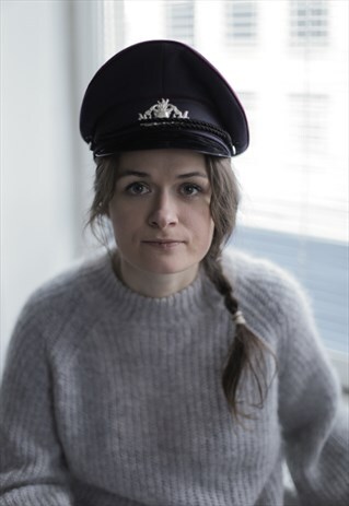 VINTAGE 1970'S VINTAGE BLUE FESTIVAL ARMY HAT