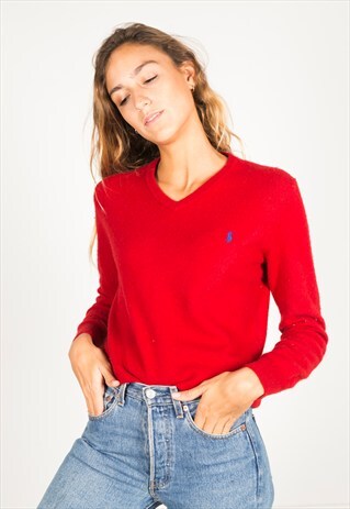 VINTAGE 80S POLO RALPH LAUREN JUMPER / R4124C600