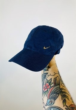Vintage Nike Navy Embroidered Baseball Cap
