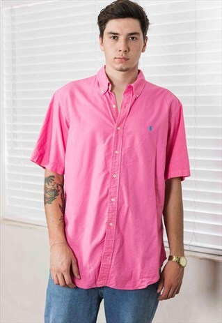 VINTAGE RALPH LAUREN SHIRT LOGO 90S XL 9.7