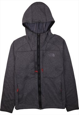 Vintage 90's The North Face Hoodie Full Zip Up Hooded Grey