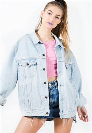 VINTAGE 80S LEVIS TRUCKER "EXTRA LIGHT-WASH" DENIM JACKET