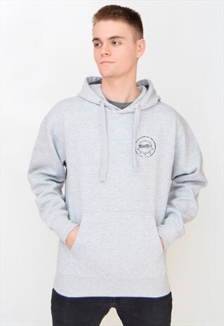 GREY 5 EMBLEM HOODIE