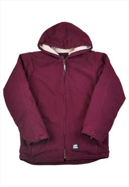 Vintage Workwear Active Jacket Sherpa Lined Purple Ladies XS