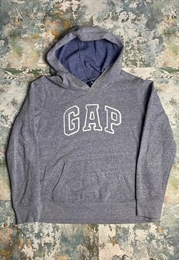 Vintage Y2K Gap Embroidered Spell Out Hoodie 