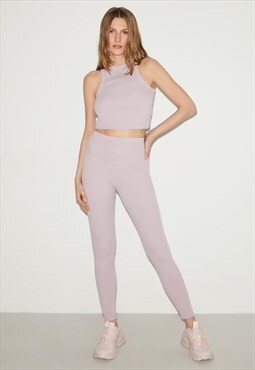 Slim Fit Fitted Sport Co-ord in Lilac