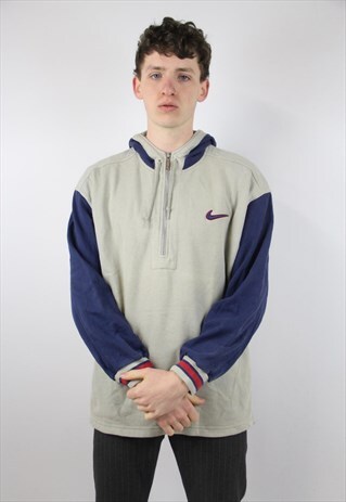 VINTAGE NIKE 90'S 1/2 ZIP HOODIE