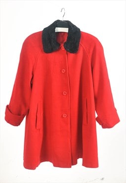Vintage 90s coat in red