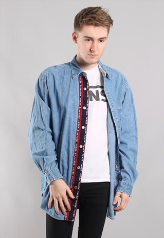 VINTAGE TOMMY HILFIGER DENIM SHIRT