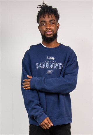 90'S VINTAGE REEBOK NFL SEATTLE SEAHAWKS SWEATSHIRT JUMPER