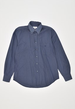 Vintage 00's Y2K Valentino Shirt Navy Blue
