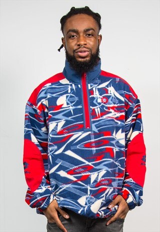 VINTAGE BORIS BECKER 90S LOTTO FLEECE JACKET