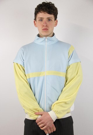 VINTAGE BLUE 90S SPORTS JACKET
