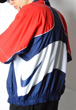 RARE VINTAGE 90S COLOUR BLOCK NIKE TRACK JACKET