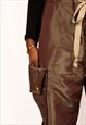 STRAIGHT BROWN CARGO PANTS