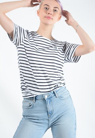 RETRO Y IS FOR YOUTH T-SHIRT IN WHITE STRIPES