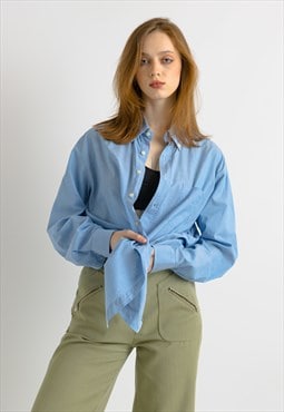 Burberrys Cotton Logo Long Sleeve Buttons Woman Shirt 7358