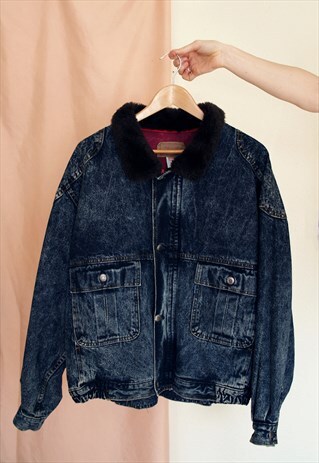 RARE ACID WASH LEVI'S BLUE LABEL DENIM JACKET