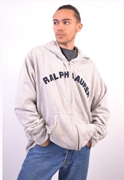Vintage Polo Ralph Lauren Hoodie Sweater Grey