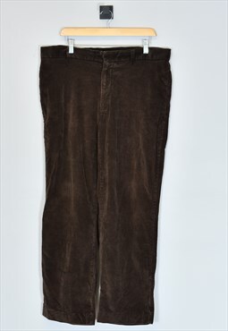 Vintage Corduroy Trousers Brown XLarge
