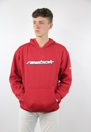 VINTAGE REEBOK RED HOODIE