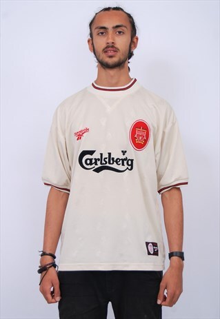 VINTAGE 96/97 LIVERPOOL AWAY FOOTBALL SHIRT
