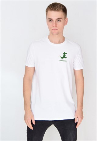 WHITE TI AMO REX (GREEN) T-SHIRT