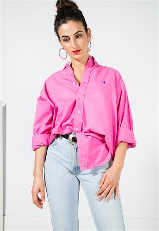 VINTAGE 80S POLO RALPH LAUREN SHIRT/ S4503
