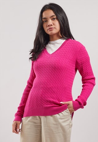 VINTAGE TOMMY HILFIGER V-NECK JUMPER