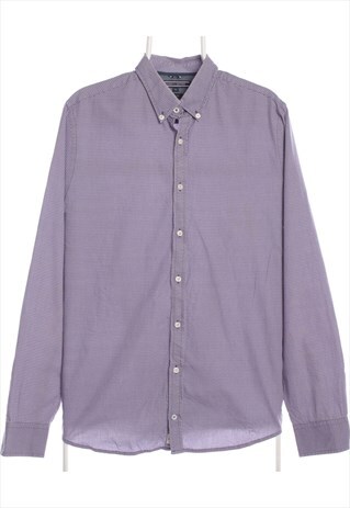TOMMY HILFIGER 90'S LONG SLEEVE BUTTON UP CHECK SHIRT XLARGE